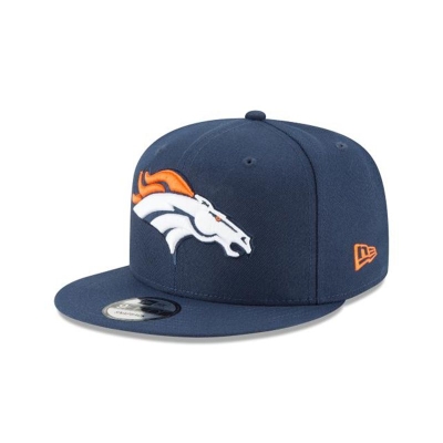 Blue Denver Broncos Hat - New Era NFL Basic 9FIFTY Snapback Caps USA3096154